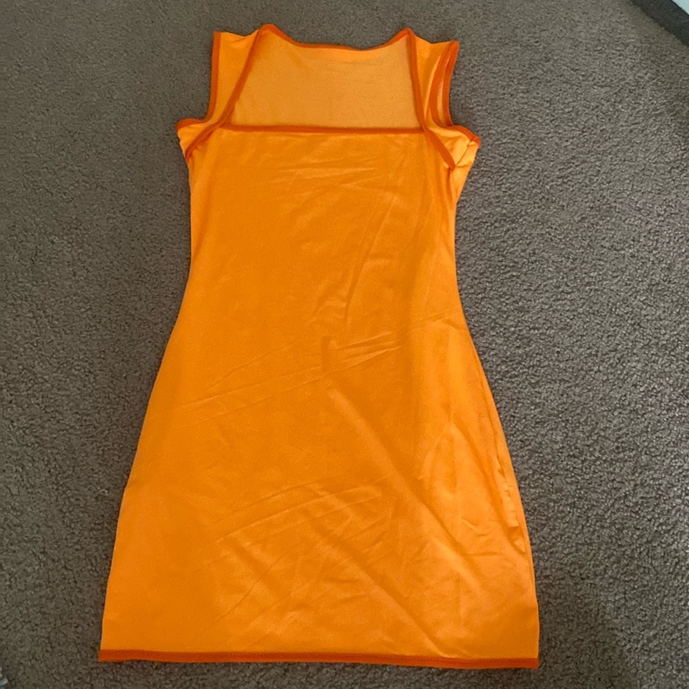Orange dress